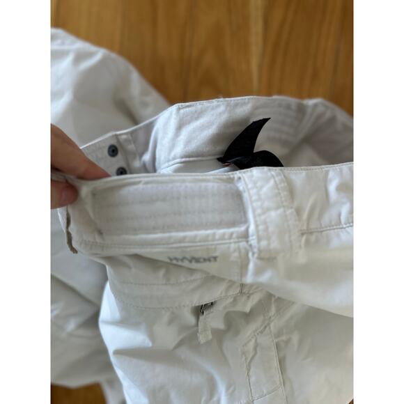 North Face Women's White Snow Ski Hiking Winter Outdoor Pants - Picture 6 of 10